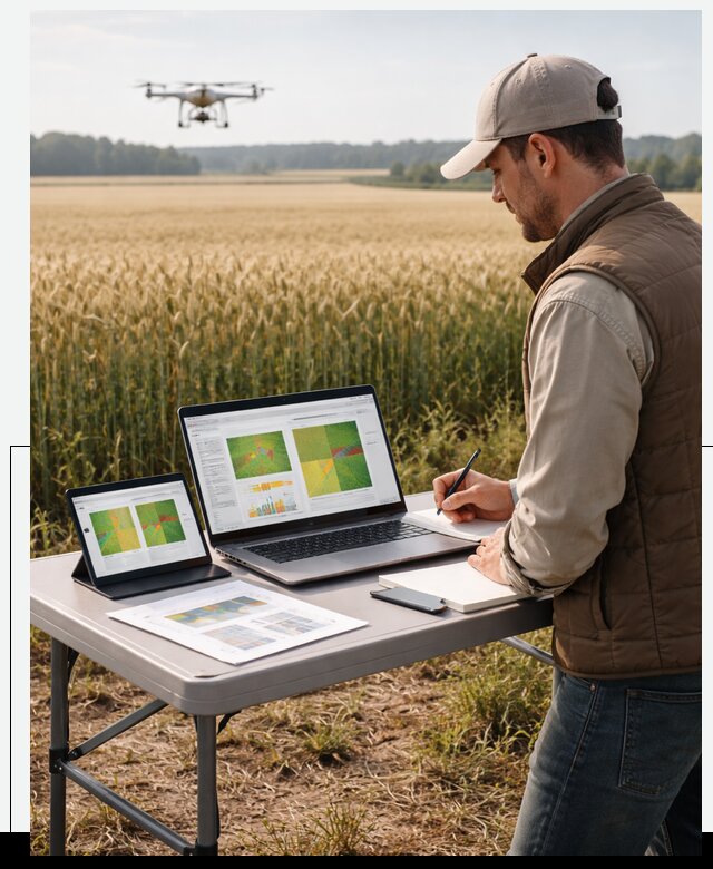 Система AI прогнозирования урожайности для точных агрономий в Учалах