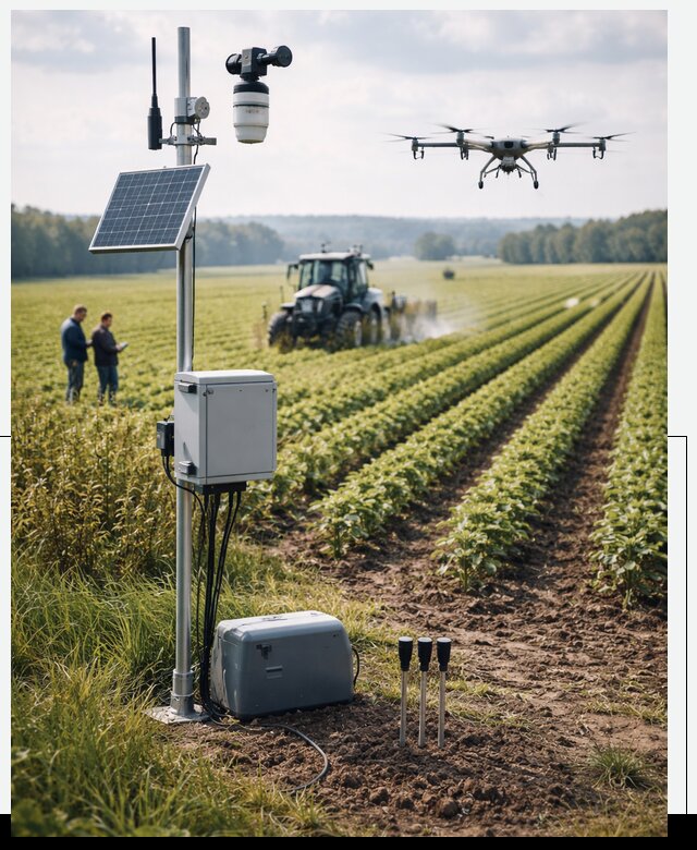 Разработка IoT мониторинга полей в Учалах от 8642 р. | АвикейЧлы